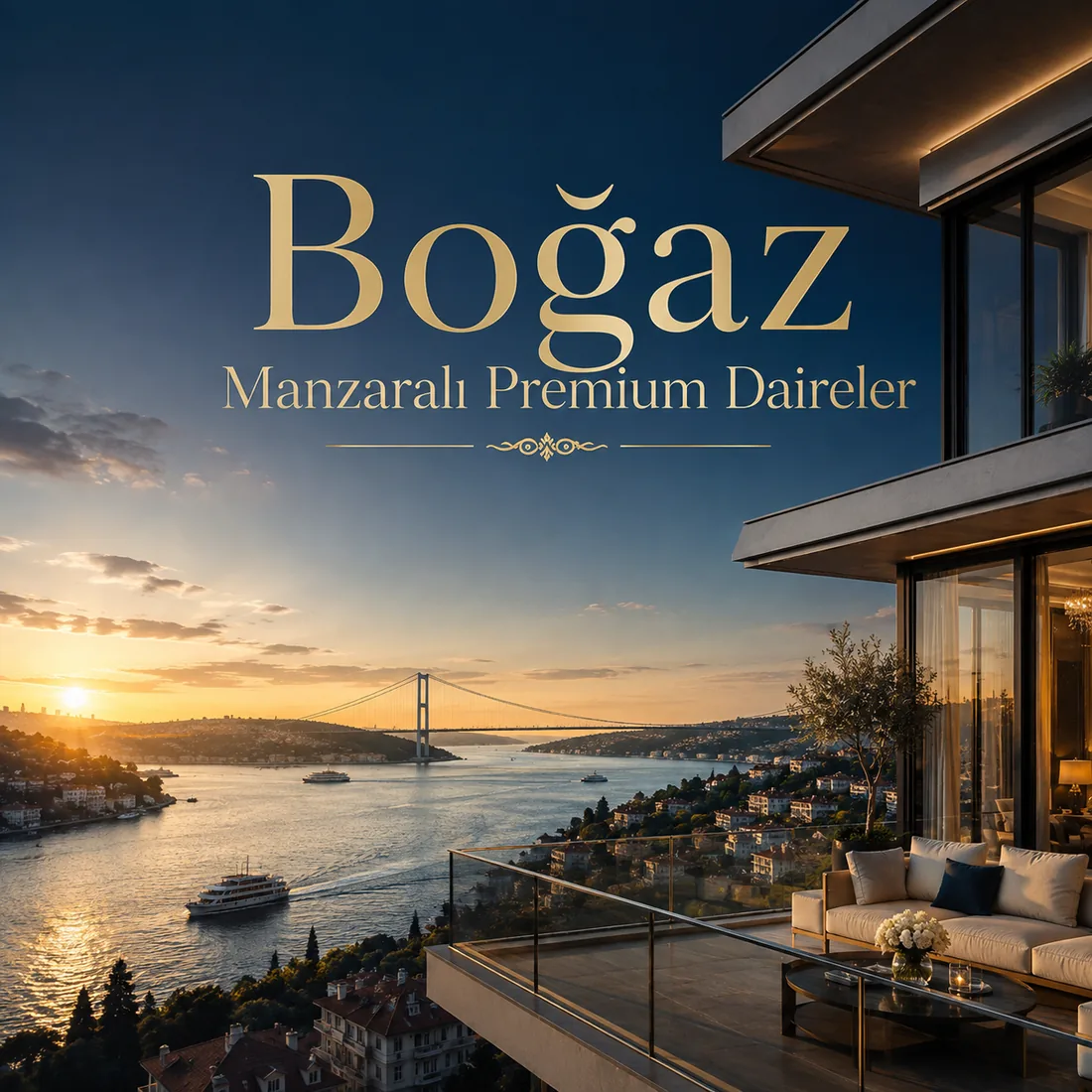 Boğaz Manzaralı Daireler — Beşiktaş