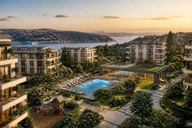 Nidapark İstinye Panorama: Sarıyer’de Yatay Mimari ve Premium Konut Yaşamı