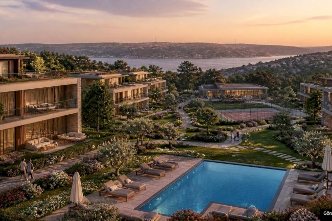 Tarabya Konakları: Sarıyer’de Az Katlı Mimari ve Premium Konut Yaşamı