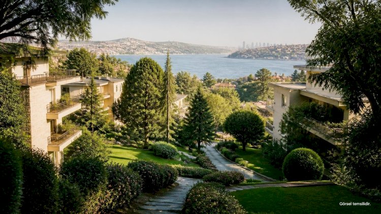 Beşiktaş Kuruçeşme Boğaziçi Kültür Sitesi: Yeşil Alanlarıyla Öne Çıkan Yatay Mimari Konut Yerleşimi